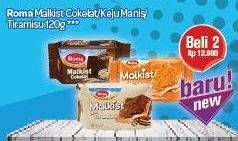 Promo Harga ROma Malkist Cokelat/Keju Manis/Tiramisu  - Carrefour