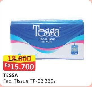 Promo Harga TESSA Facial Tissue TP02 260 pcs - Alfamart