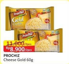 Promo Harga PROCHIZ Gold Cheddar 60 gr - Alfamart