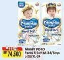 Promo Harga Mamy Poko Pants Royal Soft L28, M34, XL24 24 pcs - Alfamart