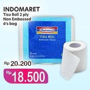 Promo Harga Indomaret Tissue Roll 2 Ply Non Embossed 6 roll - Indomaret