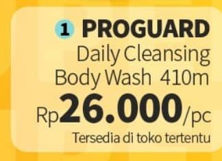 Promo Harga Proguard Body Wash Daily Cleansing With Eucalyptus 450 ml - Guardian