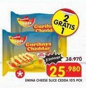 Promo Harga Emina Cheese Slice Cedda 150 gr - Superindo