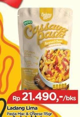 Promo Harga Ladang Lima Cassava Pasta Macaroni Cheese 115 gr - TIP TOP