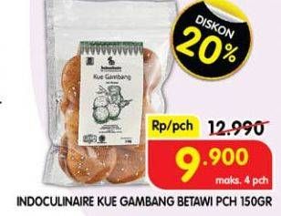 Promo Harga Indoculinaire Kue Gambang Asli Betawi 150 gr - Superindo