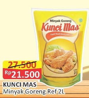 Promo Harga KUNCI MAS Minyak Goreng 2 ltr - Alfamart