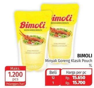 Promo Harga BIMOLI Minyak Goreng 1000 ml - Lotte Grosir