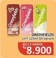 Promo Harga GREENFIELDS UHT All Variants 125 ml - Alfamidi