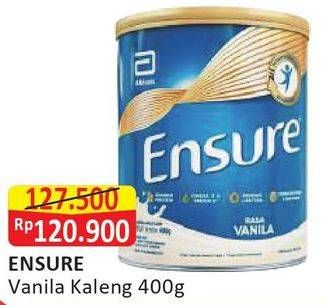 Promo Harga ENSURE Nutrition Powder FOS Vanila 400 gr - Alfamart