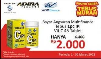 Promo Harga IPI Vitamin C 45 pcs - Alfamidi