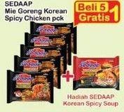 Promo Harga SEDAAP Korean Spicy Chicken 87 gr - Indomaret