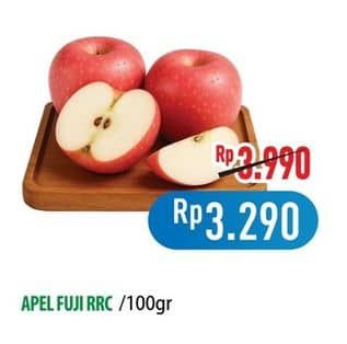 Promo Harga Apel Fuji RRC per 100 gr - Hypermart