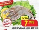 Promo Harga Udang Vanamae AK80-100 WHL per 100 gr - Superindo