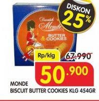 Promo Harga MONDE Butter Cookies 454 gr - Superindo