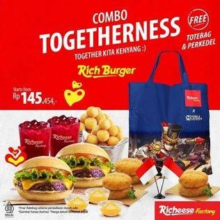 Promo Harga Richeese Factory Rich Burger  - Richeese Factory