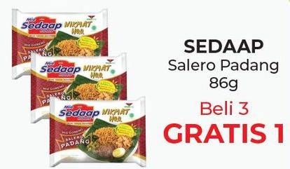 Promo Harga SEDAAP Mie Goreng Salero Padang 86 gr - Alfamart