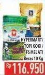 Promo Harga Hypermart/ Topi Koki/ FS Melati Beras 10kg  - Hypermart