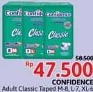 Promo Harga Confidence Adult Diapers Classic L7, M8, XL6 6 pcs - Alfamidi