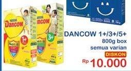 Promo Harga DANCOW Advanced Excelnutri+ 1+/3+/5+ All Variants 800 gr - Indomaret