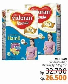 Promo Harga VIDORAN Ibunda Susu Ibu Hamil Cokelat 375 gr - LotteMart
