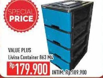 Promo Harga VALUE PLUS Livina Container 863  - Hypermart