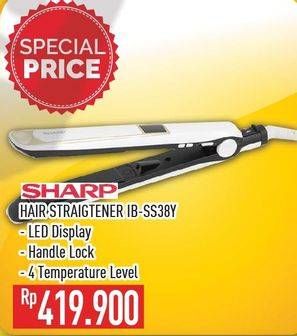 Promo Harga SHARP IB SS38Y Hair Straightener  - Hypermart
