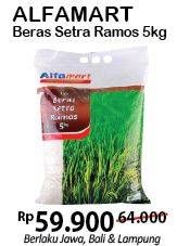 Promo Harga Alfamart Beras Setra Ramos 5 kg - Alfamart