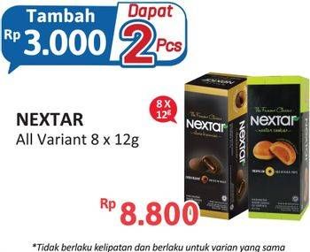 Promo Harga Nabati Nextar Cookies All Variants per 8 pcs 13 gr - Alfamidi