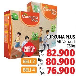 Promo Harga CURCUMA PLUS Susu Bubuk All Variants 750 gr - LotteMart