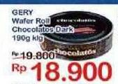 Promo Harga CHOCOLATOS Wafer Roll Dark 190 gr - Indomaret