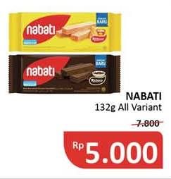 Promo Harga NABATI Wafer All Variants 132 gr - Alfamidi