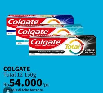 Promo Harga Colgate Toothpaste Total 150 gr - Guardian