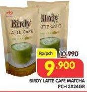 Promo Harga Birdy Latte Cafe Matcha 3 pcs - Superindo
