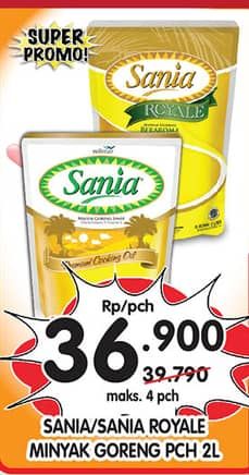 Promo Harga Sania/Sania Royale Minyak Goreng  - Superindo