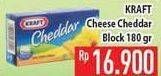 Promo Harga KRAFT Cheese Cheddar 180 gr - Hypermart