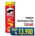Promo Harga Pringles Potato Crisps Original 107 gr - Hypermart