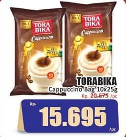 Promo Harga Torabika Cappuccino Extra Choco Granule per 10 sachet 25 gr - Hari Hari