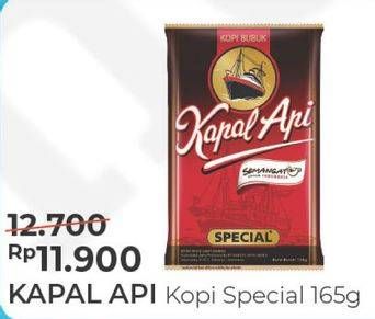 Promo Harga Kapal Api Kopi Bubuk Special 165 gr - Alfamart