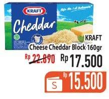 Promo Harga KRAFT Cheese Cheddar 165 gr - Hypermart