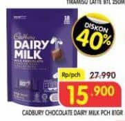 Promo Harga Cadbury Dairy Milk 81 gr - Superindo