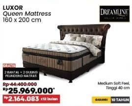 Promo Harga Alga Luxor Queen Mattress 160 X 200 Cm  - COURTS