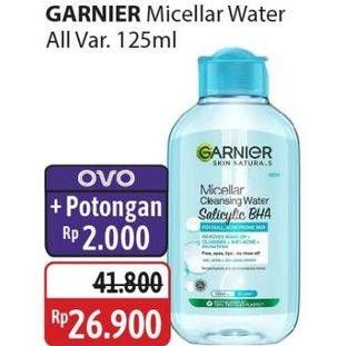 Promo Harga Garnier Micellar Water All Variants 125 ml - Alfamidi