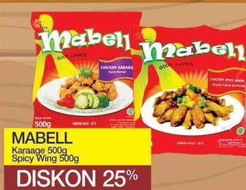 Promo Harga MABELL Chicken Karage/Spicy Wing  - Yogya