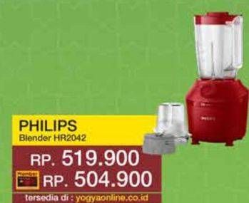 Promo Harga Philips HR 2042/53 3000 Series 1900 ml - Yogya