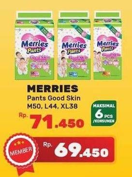 Promo Harga Merries Pants Good Skin L44, XL38, M50 38 pcs - Yogya