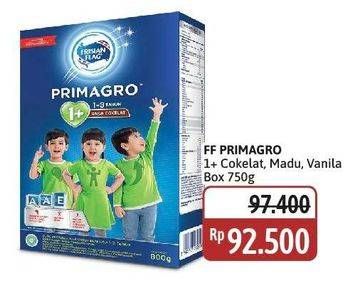 Promo Harga Frisian Flag Primagro 1+ Cokelat, Madu, Vanilla 800 gr - Alfamidi