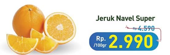 Promo Harga Jeruk Navel Super per 100 gr - Hypermart