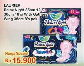 Promo Harga Relax Night 35cm 12s/ 30cm 16s/ 35cm 8s  - Indomaret