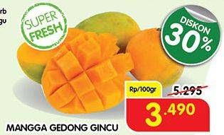 Promo Harga Mangga Gedong Gincu per 100 gr - Superindo