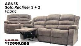 Promo Harga AGNES Recliner 3+2  - COURTS